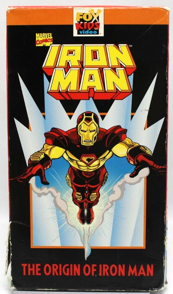 Marvel The Origin of Iron Man VHS 1997 Fox Kids Video Superhero