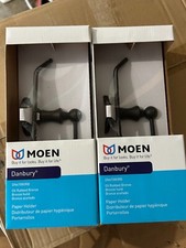 2-pack lot MOEN Danbury European Toilet Paper Holder Oil Rubbed Bronze DN6708RB