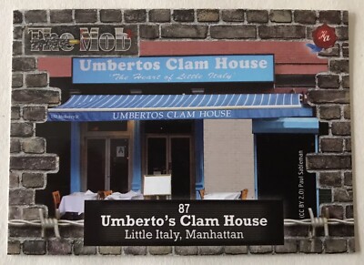 Umberto's Clam House Mob Favorite 2023 HISTORIC AUTOGRAPHS Mob 2 ,  number 87