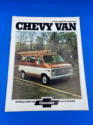 CHEVROLET Chevy Van Sales Brochure 1973/4 #2680 G10 G20 G30