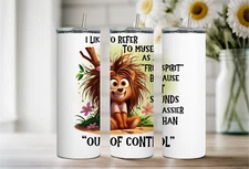 I Like to Refer, 20oz Tumbler, Hot/Cold, Straw, Stainless, Leak Proof,(#660)