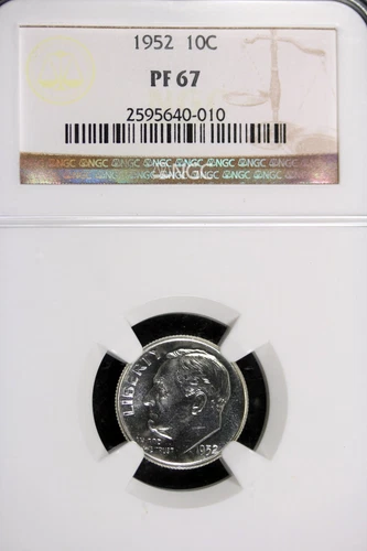 1952 - NGC PF67 Roosevelt Dime!!  #B17189