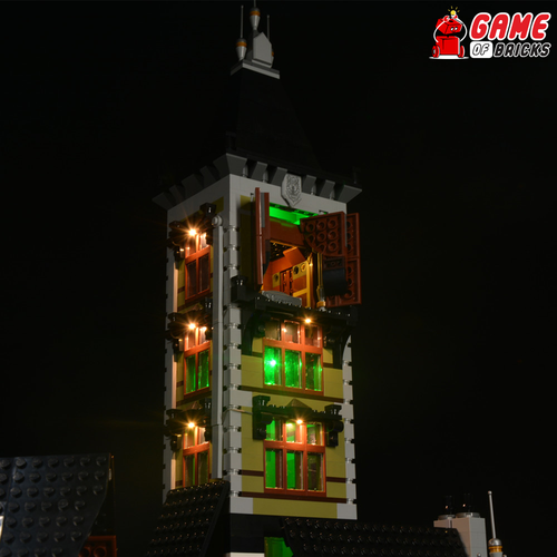 LED Light Kit for Haunted House - Compatible with LEGO® 10273 Set (Remote) - Picture 8 of 9