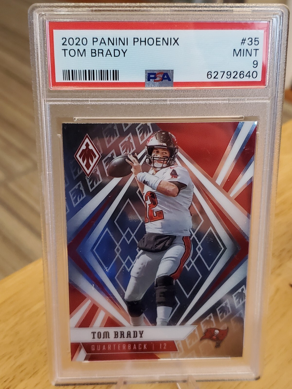 2020 Panini Phoenix Tom Brady Card # 35 PSA 9