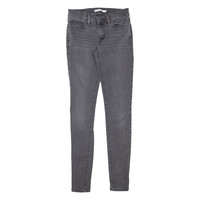 LEVI'S 710 Womens Jeans Grey Slim Skinny Denim W27 L32