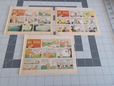 Lot of 3 Hi and Lois by Walker & Browne Clipped Strip from Sunday comic 1982