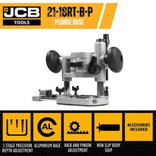 JCB Router Plunge Base Accessory | 21-18RT-B-P