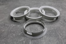 4x SET Zentrierringe Distanzringe 63,4 mm x 58,1 mm weiß für Alufelgen