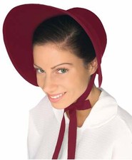 Colonial Lady Bonnet Burgundy