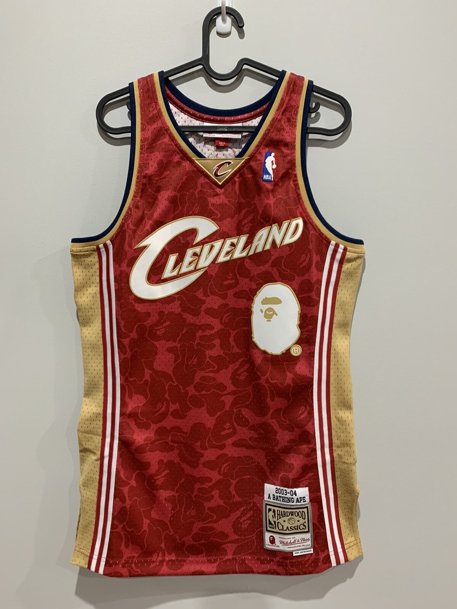 Authentic A Bathing Ape Bape X Mitchell & Ness Cleveland