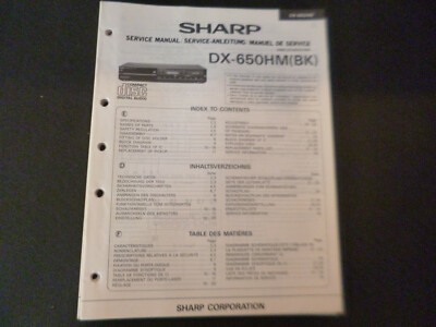 Original Service Manual Schaltplan Sharp DX-650HM