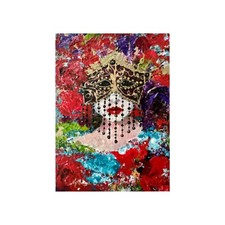 Limited Edition ACEO Art Print /20 Venice Venetian Carnival Mask Woman Lady Girl