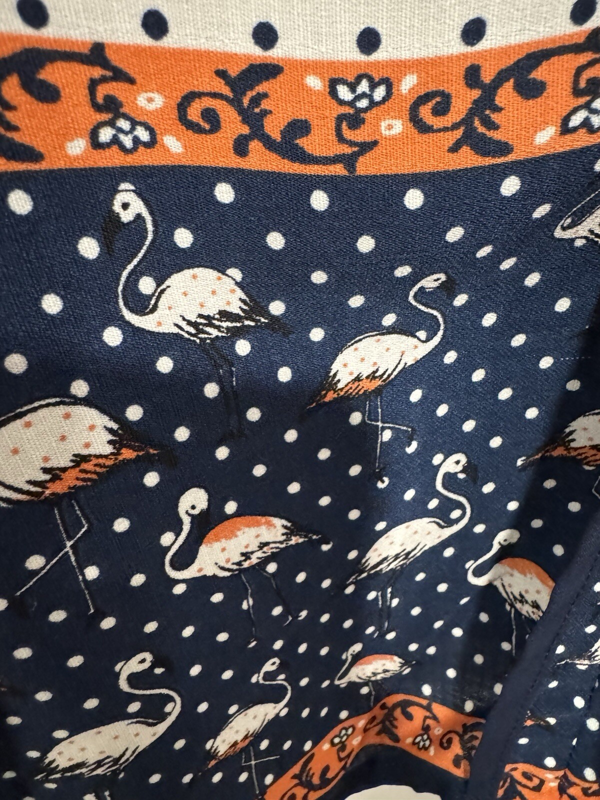 Naif Sleeveless Light Breezy Shift Dress Women’s Size Medium  Flamingo Print 