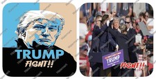 TRUMP- FIGHT - Pro Cornhole Bags - 4 Bags