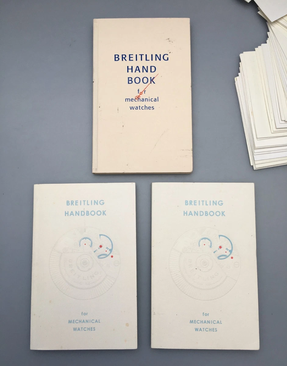 Breitling Club Japan Instrucciones Documentos Libro Manual Book Book Book Booklet