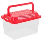 Portable Fish Tank Handheld Aquarium Fish Tank Turtle Box (Random Color) UK