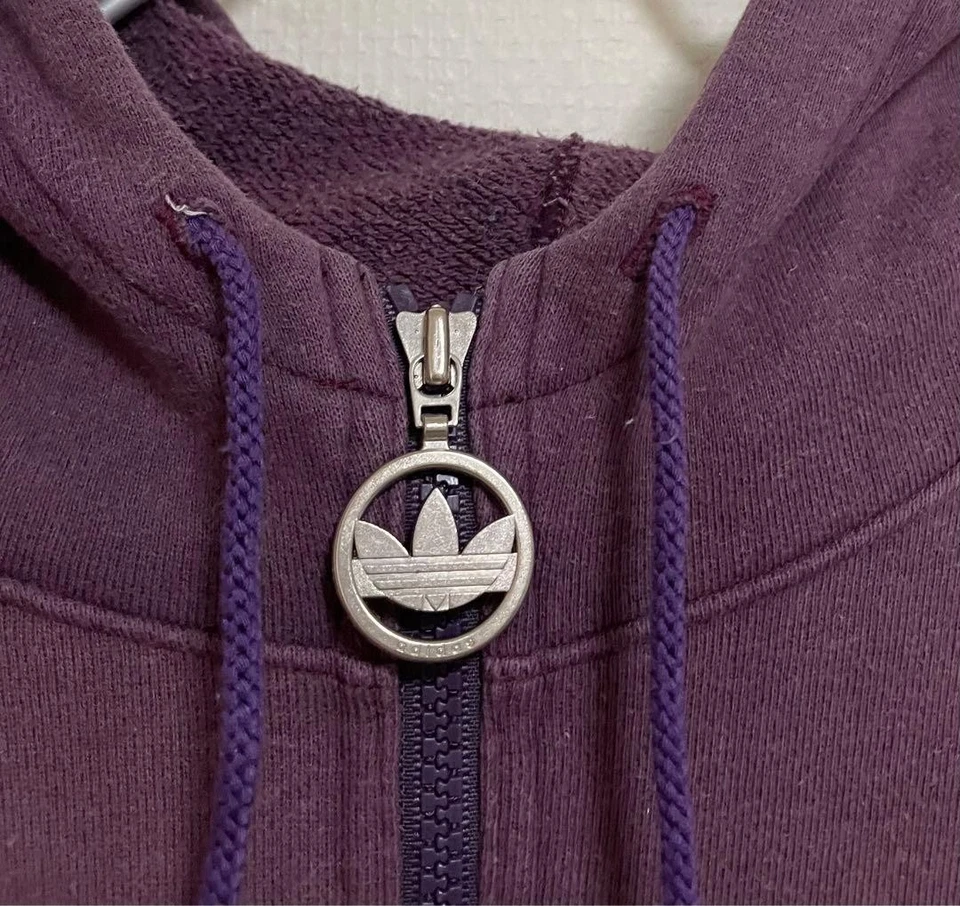 Rare 90s adidas Half-Zip Pullover Hoodie L-0 (L-XL) - Image 4 of 4