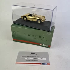 Vanguards Gold Plated Limited Edition MGA Open Top With Box