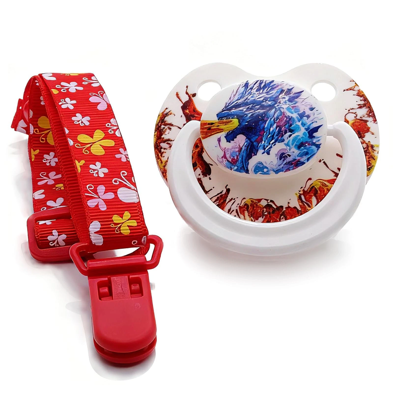 Large Size Pacifier for Anxiety: Cute Paci Large Shield for Sleep - Handle Bi...
Opens in a new wind