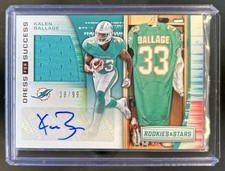 2018 Panini Rookies & Stars Kalen Ballage Dress for Success Jersey Auto RC #/99