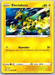 Electabuzz 044/163 Battle Styles Common Pokemon Card