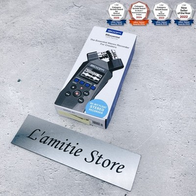 Zoom H1 Essential Portable Audio Recorder Stereo Microphone 2Track 32Bit Float