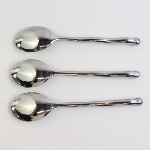Lot De 3 Cambridge Gribouillis Acier Inoxydable Soupe Cuillères - Photo 2 sur 5