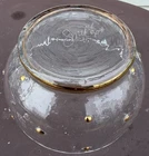 Signed 1946 Stephen Smyers Morocco 24K Gold Bowl