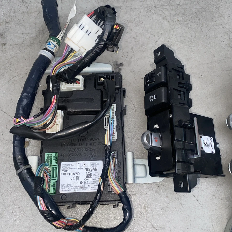 Infiniti FX35 2012 3,5 L motor y carrocería módulo de control informático y llave  Foto 3 de 4