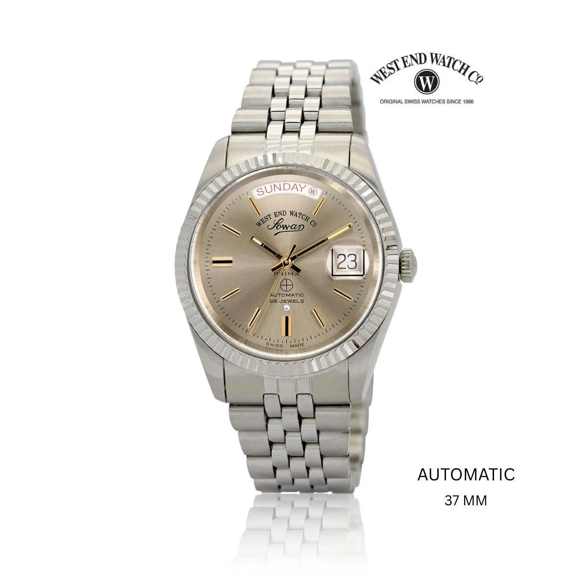 West End Watch Co. Stainless Steel Case Mechanical (Automatic