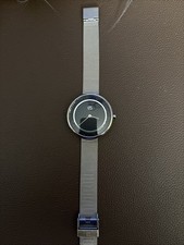 CFS Damen Armbanduhr Edelstahl Silber  Mit Bl...