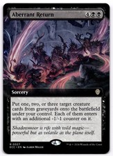 Aberrant Return (Extended Art) 27 Commander: Lorwyn Eclipsed NM Magic MTG
