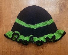 Handmade Crochet Ruffle Hat