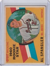 1960 Topps #143 Al Spangler - Milwaukee Braves RC