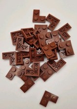 Lego 2420 - CORNER PLATE 1 x 2 x 2 - x30 Reddish Brown - NEW