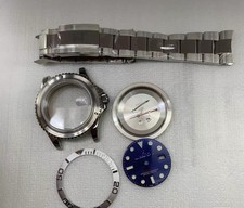 DIY SET for 3135 40MM watch case dial hands Strap sapphire