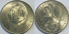 DDR 20 Mark 1973 A Otto Grotewohl (J 1548) XF/UNC
