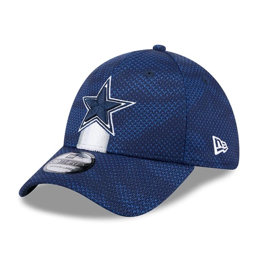 Кепка New Era 39IRTY NFL Dallas Cowboys синяя боковая линия на поле мужская размер M/L - Изображение 3 из 4