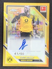 Serhou Guirassy 2025-26 Topps Chrome Bundesliga Gold Refractor Auto /50 #BA-SG