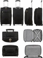 Carry On Lightweight Travel Cabin Approved Trolley Bag With Wheels Suit Case Han