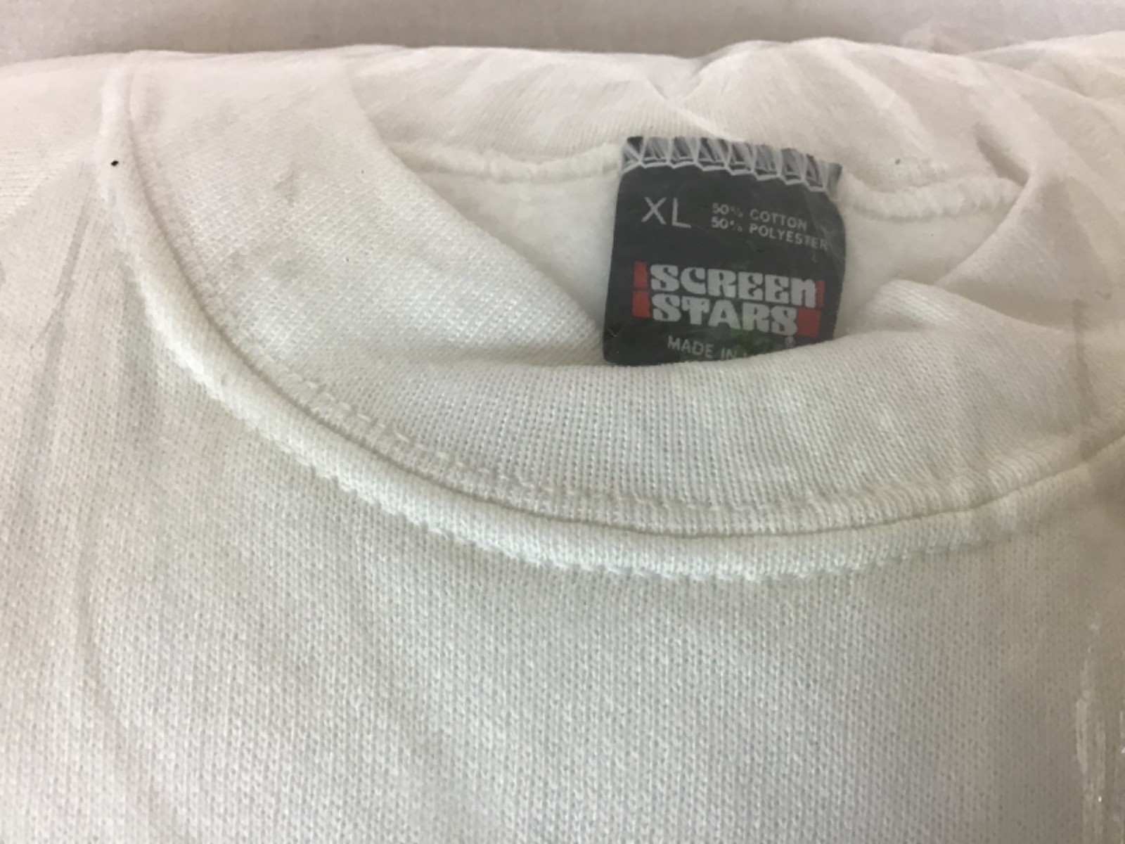 NOS Rare 1986 Garbage Pail Kids Adam Bomb Sweatshirt XL Still in Plastic image 3