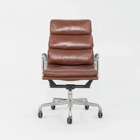1996 Herman Miller Eames Soft Pad Executive Desk Chair Brown Leather 2x Avail