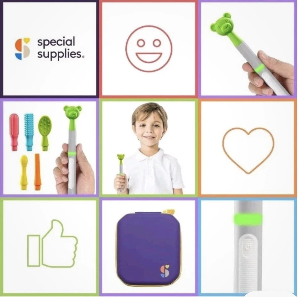 Buzz Buddy estimulação motora oral✨ 6 pontas✨roxo✨suprimentos especiais✨terapia - Imagem 3 de 4