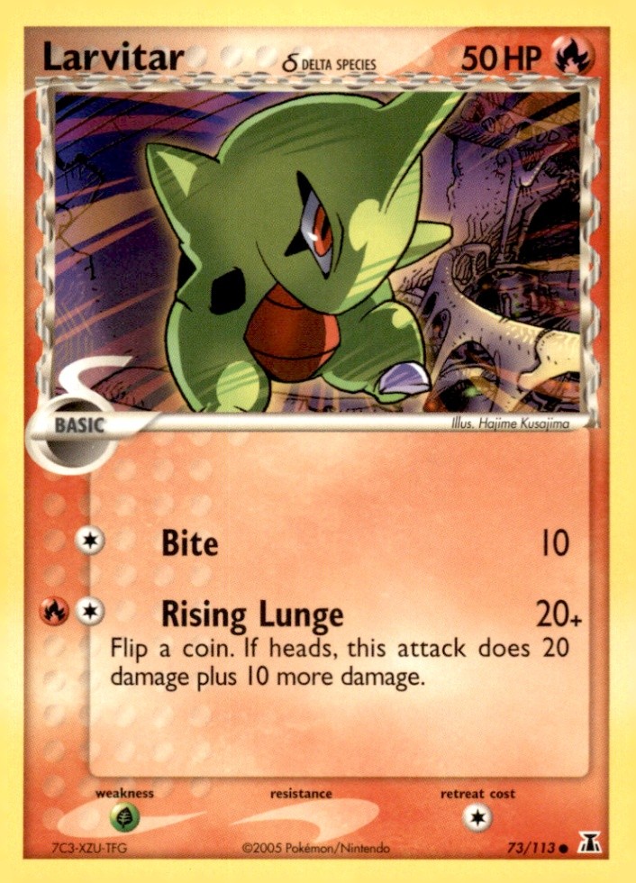 Larvitar (Delta Species) Common Delta Species 73/113 NM