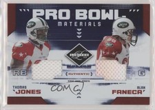 2009 Donruss Limited Pro Bowl Materials Duos Thomas Jones Alan Faneca HOF a8r