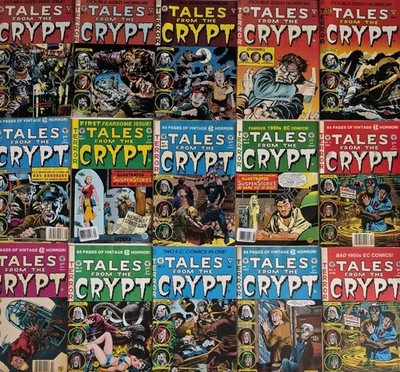 Tales from the Crypt Lot (15) #1-8*NM VF- +Double Sized EC Reprints 1990 J Craig