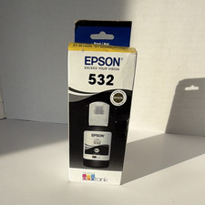 Epson 532 Black Pigment Genuine Ink Bottle T532120-S T532120-CP for ET-M1170