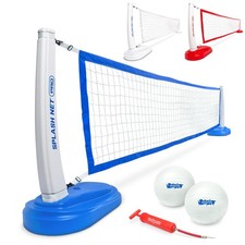 GoSports Splash Net PRO Pool Volleyball Net - Red, White, or Blue - Includes ...