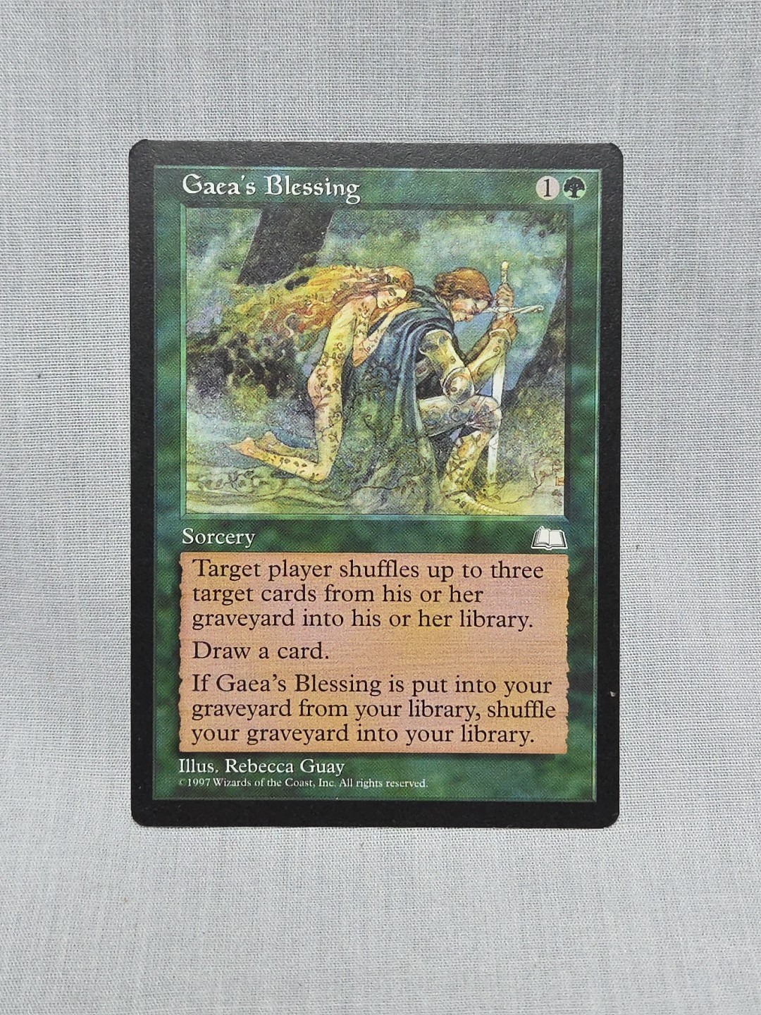 Magic The Gathering Gaea's Blessing Weatherlight 1997 MTG