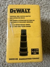 DeWALT Stepped Adaptor Universal Dust Extractor Nozzle DWV9109